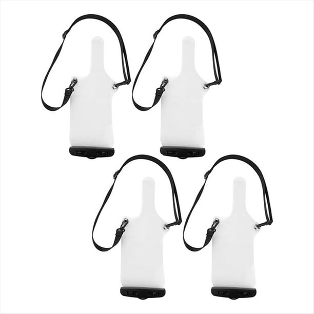 Walkie-Talkie de Mano Multiusos Universal, Radio Bidireccional Transparente, Bolsa Impermeable, Cubierta Protectora una Prueba de Polvo
