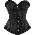 thumbnail image 2 of SZIVYSHI Corsé Tops para Mujer, Bustier Shapewear Lencería, Cintura de Encaje Push Up Body, 2 of 4