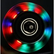 LED Inline Wheels 76mm 82a Skate Rollerblade Light Up 4-Pack w/ Abec 9 Bearings
