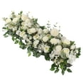 thumbnail image 1 of Artificial Wedding Arch Flowers Backdrop Decor Floral Arrangement, Display Fake White, 1 of 7