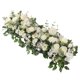 thumbnail image 1 of Arreglo floral para arco de boda, guirnalda floral para decoración de fondo y corona para puerta. blanco, 1 of 8