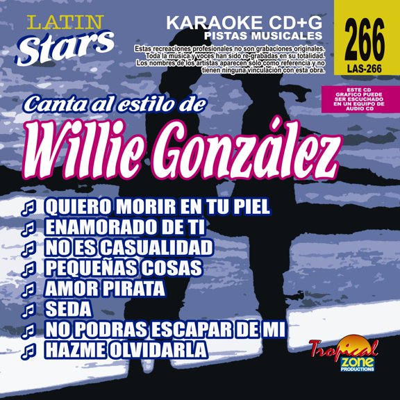 Karaoke Latin Stars 266 Willie Gonzalez