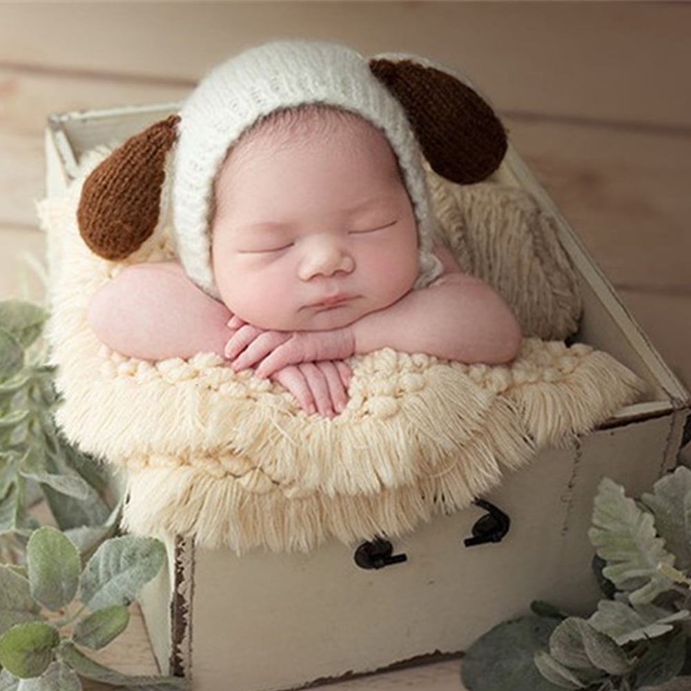 Details about   Boys Girls Home Photography Props Comfortable Knitted Newborn Baby Basket Filler 