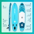 thumbnail image 5 of 10ft Inflatable Stand up Paddle Board 6" Thick SUP with Accessories, Double Action Pump, 5 of 9