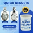 thumbnail image 5 of 2 Sterling Silver Dip Cleaner Tarnish Remover 925 Jewelry Cleaning Solution 8oz, 5 of 6