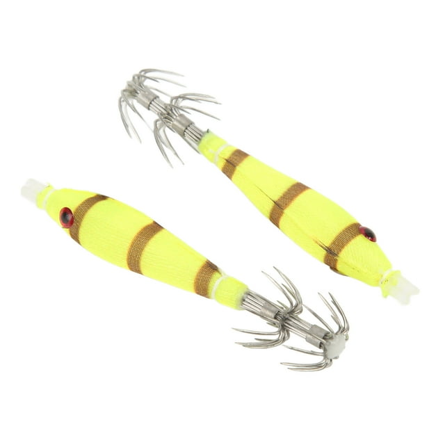 Cuttlefish Squid Hook Intensive Luminous Stainless Steel Cuttlefish Jig Polishing Double Row Fishing Bait