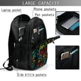thumbnail image 6 of Wukai Play Game Start Travel Laptop Backpack: Business Water-Resistant Bag with USB Charging Port, Ideal College Backpack for Men & Women, 6 of 6