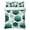 Turquoise, variant on Twin Quilt Set 68''x86'', Navy Blue Ombre Lightweight Summer Bedspread Coverlet Set with 2 Pillow Shams, Modern Oil Painting Geometric Breathable All Season Quilt Bedding for Dorm/Bedroom