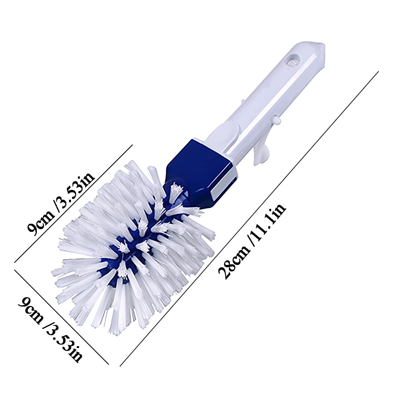 Pool Cleaning Kit, Heavy Duty Leaf Skimmer Wall Brush Bottom Brush Net, Wall Scrubber Brush, 3-in-1 Pool Cleaning Equipment Set for Above Ground & Inground Pools