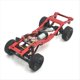 thumbnail image 2 of MN82 LC79 RC Car Chasis Frame 1/12 RC Car Upgrade Parts Accesorios de Repuesto Rojo, 2 of 5