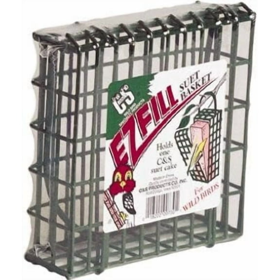 C&S Products Ez Fill Suet Cake Bird Feeder [Set of 3]