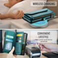 thumbnail image 4 of CaseMe Leather for Google Pixel 10A 6.3" Case Wallet【RFID Blocking】with 7-Card Holder Zipper Bills Slot, Soft PU Leather Magnetic Shoulder Wrist Strap for Google Pixel 10A 6.3" Wallet Case Women, 4 of 10