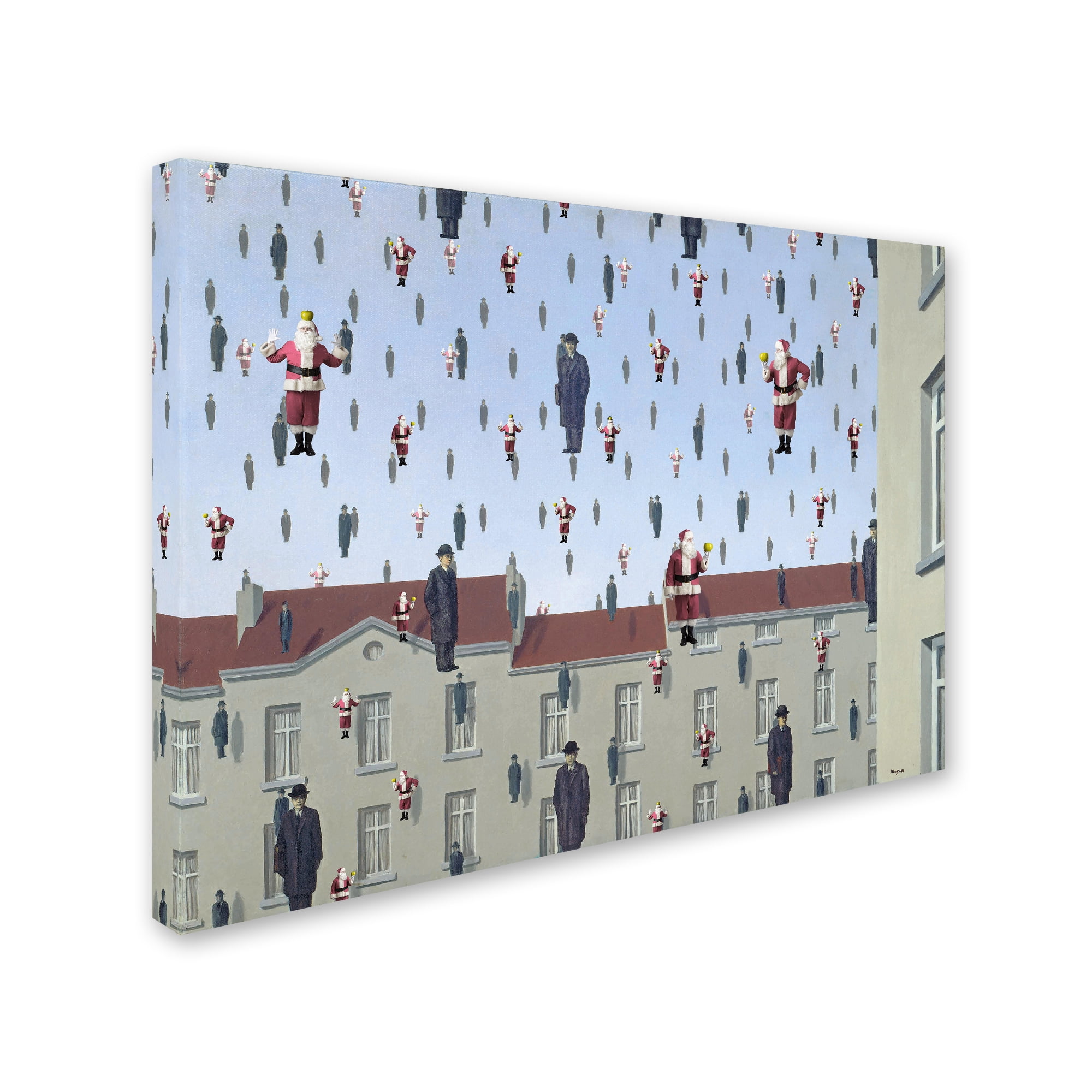 Trademark Fine Art 'Magritte - Golconda' Canvas Art by Ed Wheeler