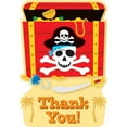 thumbnail image 1 of Amscan Pirate Party Thank You Card (Pack Of 8), 1 of 1