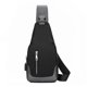 thumbnail image 1 of Bolso de Pecho para Hombre, Bolso de Hombro Impermeable para Ocio, Bolso de Pecho con Puerto de Carga USB, Mochila de Viaje para Senderismo, Ciclismo, Viajes, Camping, 1 of 5
