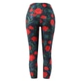 thumbnail image 5 of Gibobby Yoga pants mujer Mallas de yoga para mujer Pantalones elásticos estampados Slim Casual Leggings Fitness High Running Floral Cintura Pantalon(Rojo,CH), 5 of 5