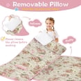 thumbnail image 3 of Pioneer Flower Floral Print Pattern Toddler Nap Mats for Kids Preschool,Sleeping Mat Bag or Kids,Toddler Sleeping Bag,Toddler Nap Mat or Daycare, 3 of 6