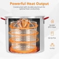 thumbnail image 4 of EastVita 60 Qt Aluminum Seafood Boil Kit 50000 BTU Propane Jet Burner (Electronic Ignition), 4 of 7