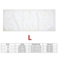 thumbnail image 6 of Linyer Bird Cage Cover Seed Guard Airy Fabric Mesh Easy Cleaning Elastic Birdcage Soft Parrot Catcher Net Shell Skirt Pet Supplies  L/White, 6 of 8