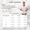 thumbnail image 7 of Doomiva Unisex Chef Coat Pressional Hotel Kitchen Chef Jacket Men Women Restaurant Canteen Working Uniform White&Black 3XL, 7 of 7