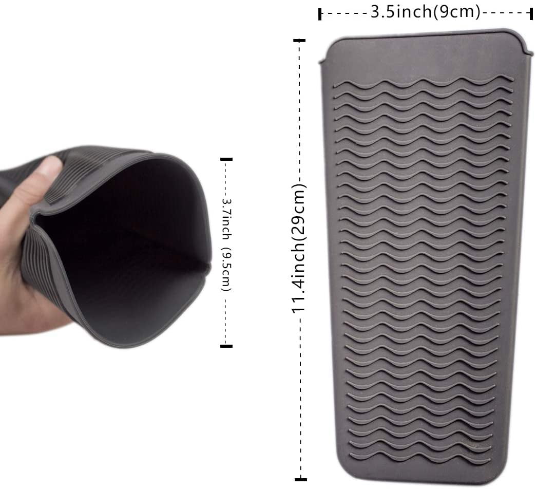 heat resistant mat for curling iron