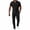 Black Set for Men, variant on Men's Suit Set Loose With Pockets Solid Pattern Ideal For Outdoor Sports And Weekend trips Gray M