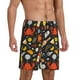 thumbnail image 2 of Balery Seafood And Drinks Pantalones cortos de pijama de punto de algodón para hombre con cinturilla y bolsillos-4X-Large, 2 of 6