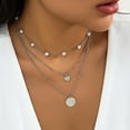 thumbnail image 4 of Youthful Fashion Necklace Featuring Multi Layer Sequins And Pearls for Parties, 4 of 21