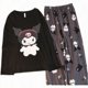thumbnail image 1 of Sanrio Kuromi-Pijama Y2k para mujer, ropa de dormir coreana Kawaii de dos piezas, ropa suave para el hogar, regalo de Navidad y cumpleaños, 1 of 4