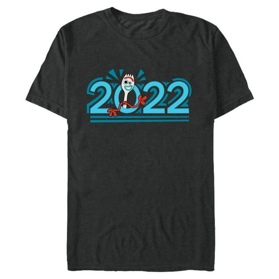 Disney and Pixar’s Toy Story Forky 2022 - Short Sleeve Blended T-Shirt for Adults – Customized-Dark Heather