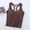 Coffee, variant on Womens Tank Toos T-Shirts for Women Summer Crewneck Sleeveless Backless Blouse with Drawstring Solid Color Fashion Slim Fit Tops Ladies Workout Tank Tee White XL
