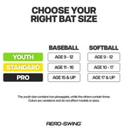 Aero Swing Baseball & Softball Swing Trainer, Bat Swing Air Resistance, Baseball and Softball Training Tool, Batting Aid for Speed and Accuracy.