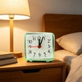 thumbnail image 5 of Tyidzon Minimalist Transparent Silent Alarm Clock, Large Display Battery Operated Desk Clock, Non Ticking Wake Up Clock for Students Dorm Bedroom, 5 of 6