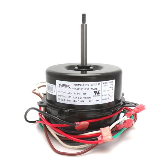 0131P00025S Condensor Motor 208/230v, 35w, 1350/1170 Rpm, 0.34 Amps  | Exact Fit Replacement for Goodman 0131P00025S|  Sharptek Supply OEM