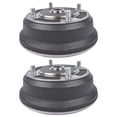 thumbnail image 2 of Koomaha Pair for Kawasaki Mule 3000 3010 4000 4010 KAF950B 4x4 Diesel Front Brake Drums, 2 of 8