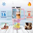 thumbnail image 6 of 40 oz Dog Themed Tumbler with Handle and Straw Lid Gifts for Dog Lovers Double Insulated Cup Travel Coffee Mug, 6 of 6