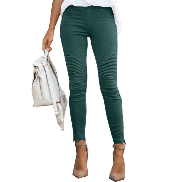 Pantalones lápiz para mujer, moda europea y americana, pantalones ajustados informales, elásticos