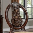 thumbnail image 6 of Furniture of America Roo Traditional Wood 7-Piece Dining Table Set in Cherry, 6 of 7