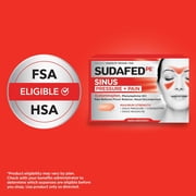 Sudafed PE Pressure + Pain, 24 Count