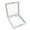 White, variant on ruhuadgb 3Pcs Clear Jewelry Box Set PE Film Unbreakable Multifunctional Storage Boxes for Necklace Bracelet Ring Display
