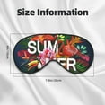 thumbnail image 5 of Xecao Summer Birds and Flowers for Soft Fluffy Sleeping Blindfold, Nap eye cover tailored for the utmost comfort for girls, women, kids, and adults., 5 of 7