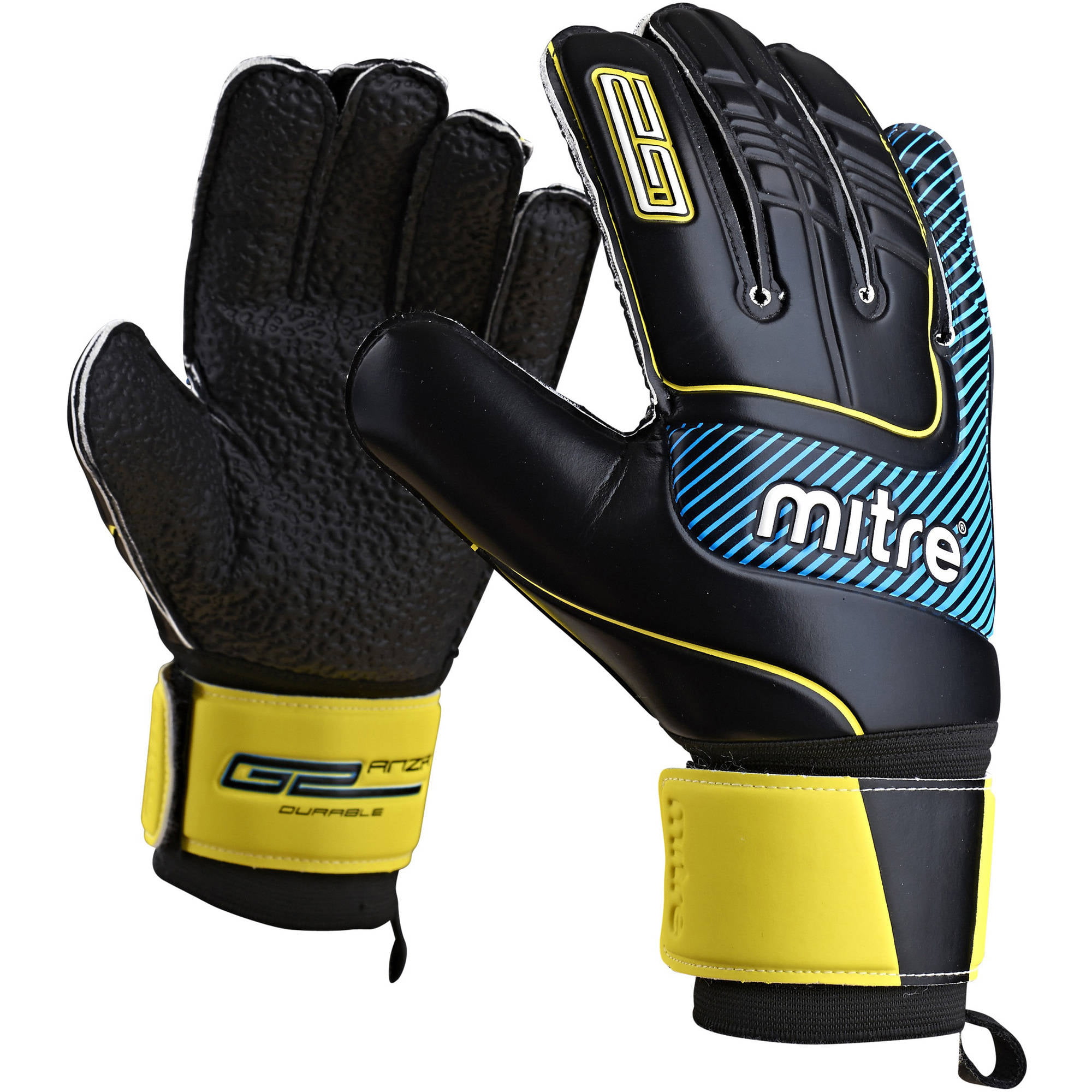 Vintage Mitre Goal Keeper Gloves Size 9 