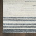 thumbnail image 6 of Nourison Astra Machine Washable Geometric Ivory Blue 2'2" x 10' Area Rug (2x10), 6 of 8