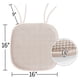 thumbnail image 2 of Cojín de asiento Billuyoard antideslizante para silla Beige 41*41cm, 2 of 6