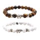 thumbnail image 2 of Qarigey 2 unids/set con cuentas de piedra brazalete étnico Vintage cadena de mano fiesta hombre accesorios de joyería Ropa, zapatos y accesorios Miscelánea, 2 of 8