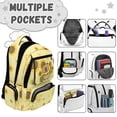 thumbnail image 6 of Yspwyqan Backpack for Teen Girls, Sunflower Capybara 17" School Backpack with Front Pocket, Large Capacity Daypack for High School Travel, Back to School Gifts for Teens, 6 of 7