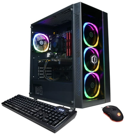 CYBERPOWERPC Gamer Master Gaming PC, AMD Ryzen 5 5600X 3.7GHz, GeForce RTX 3060 12GB, 16GB DDR4 RAM, 1TB NVMe SSD, WiFi Ready & Win 10 Home (GMA1410A3)