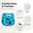 thumbnail image 4 of Balery World Turtle Day Pantalones cortos deportivos para mujer con forro y dos bolsillos, elásticos, para entrenamiento, gimnasio, yoga-X-Large, 4 of 7