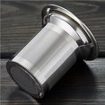 thumbnail image 4 of Thinsony Teapot with Stainless Steel Infuser Transparent Temperature Resistance Kettle Square Baskets Heated Container Office, 4 of 6