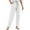 White, variant on Pants for Women Loose Jumpsuits for Women Casual Slit Leggings plus Size Catsuit 3x Pants Summer Business Casual plus Size Clothes S with Pockets And Tracksuit Elastic Fit Black M